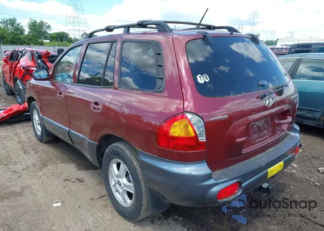 2004 Hyundai Santa Fe Gls/Lx z USA, uszkodzony, nr VIN KM8SC13E64U833616